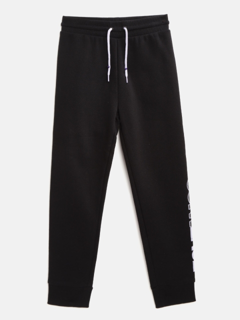 

Converse Girls Black Solid Joggers with Brand Logo Printed Detail