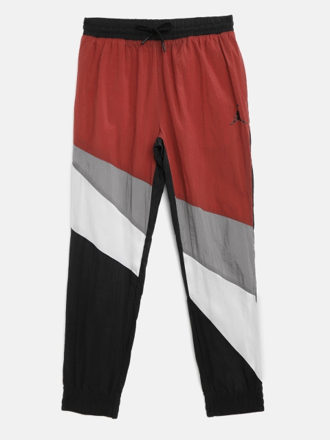 

Jordan Boys Red & Black Jumpman Wave Wind Colourblocked Joggers