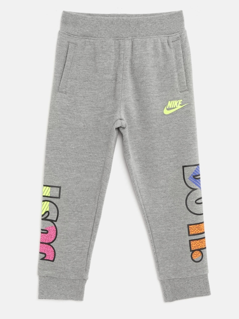 

Nike Boys Grey Melange NSW JDI Fly Printed Outdoor Joggers