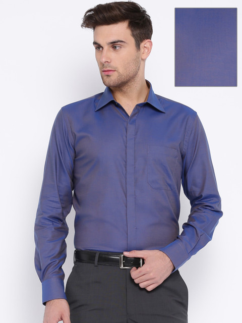 

Raymond Ceremonial Blue Contemporary Fit Smart Casual Shirt