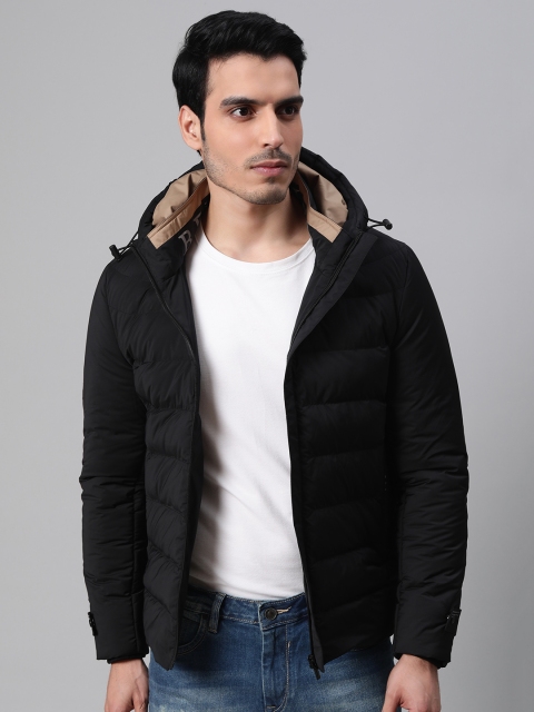 

Fort Collins Men Black Solid Padded Jacket