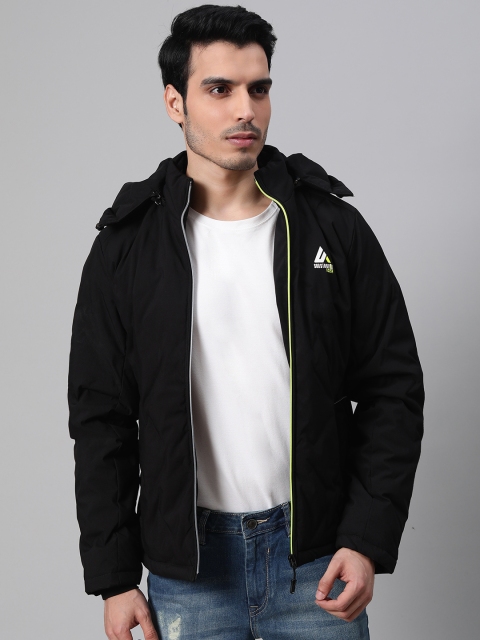 

Fort Collins Men Black Solid Padded Jacket