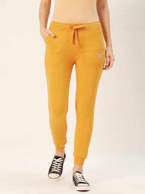

Sera Women Mustard Yellow Solid Joggers
