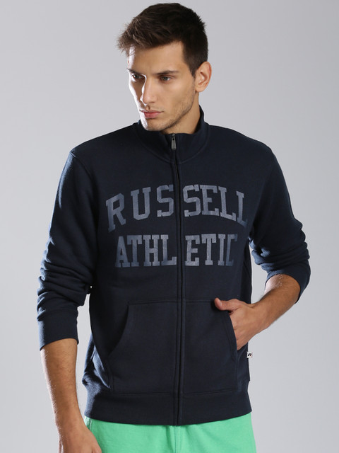 

Russell Athletic Navy Printed Sweatshirt, Navy blue
