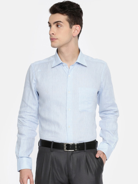 

Raymond Blue Linen Contemporary Fit Formal Shirt