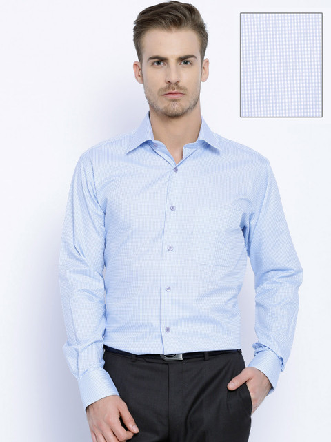 

Raymond Blue Checked Contemporary Fit Formal Shirt