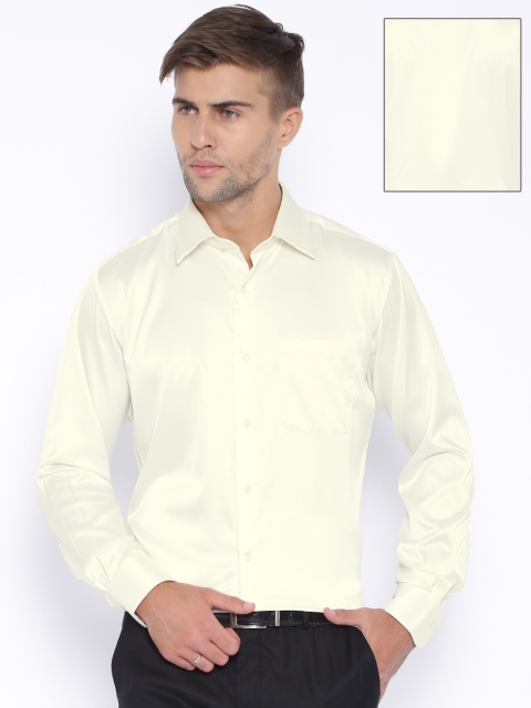 

Raymond Cream-Coloured Polyester Contemporary Fit Formal Shirt