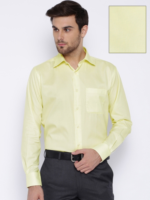

Raymond Yellow Contemporary Fit Formal Shirt