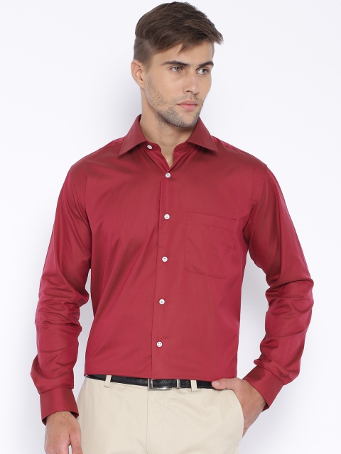 

Raymond Maroon Contemporary Fit Smart Casual Shirt