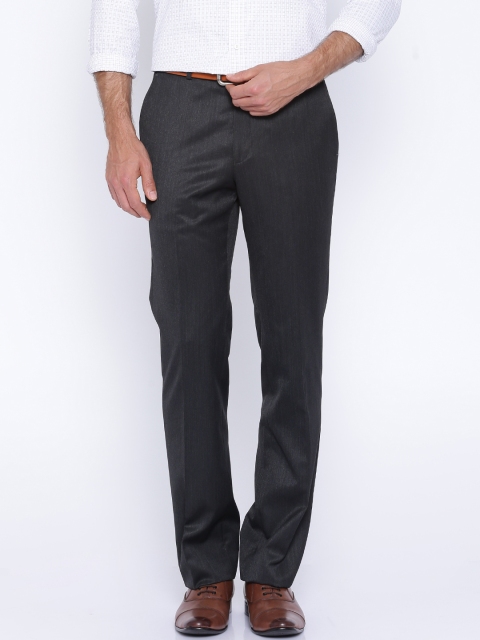 

Raymond Charcoal Grey Contemporary Fit Formal Trousers