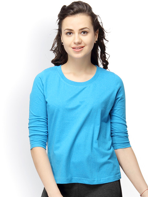 

Campus Sutra Blue T-shirt