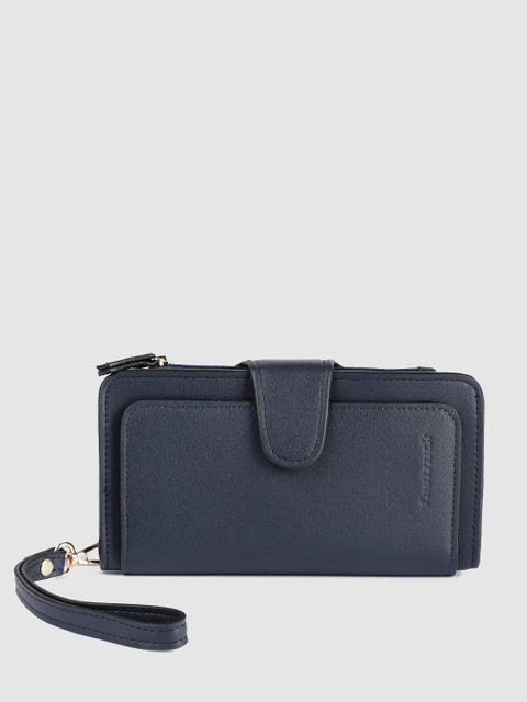 

Fastrack Navy Blue Solid Purse Clutch