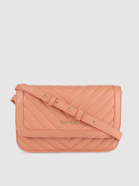 

Fastrack Orange Solid Sling Bag