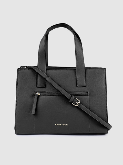 

Fastrack Black Farnell Solid Handheld Bag