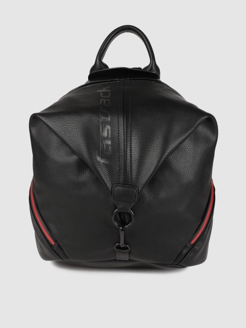 

Fastrack Women Black Solid Backpack