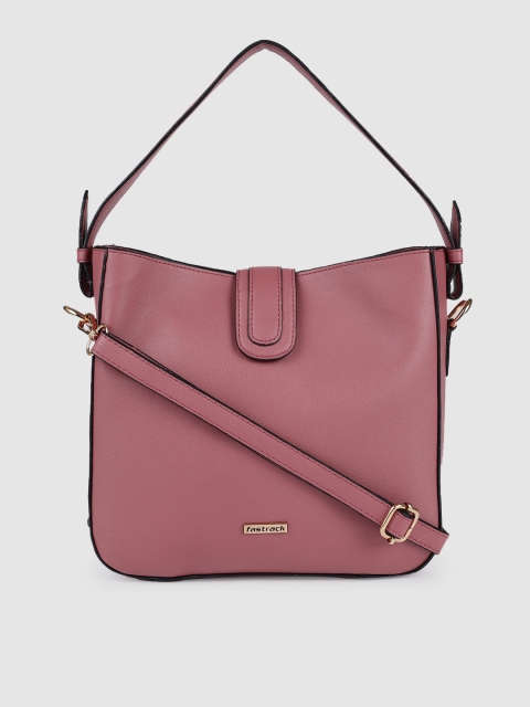 

Fastrack Pink Pegu Solid Hobo Bag