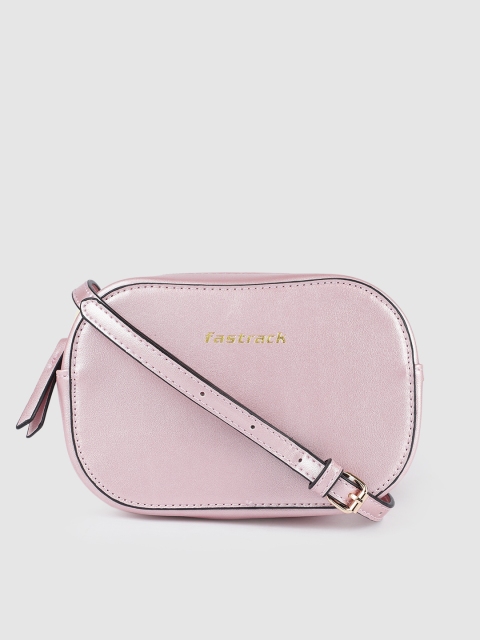 

Fastrack Pink Solid Sling Bag