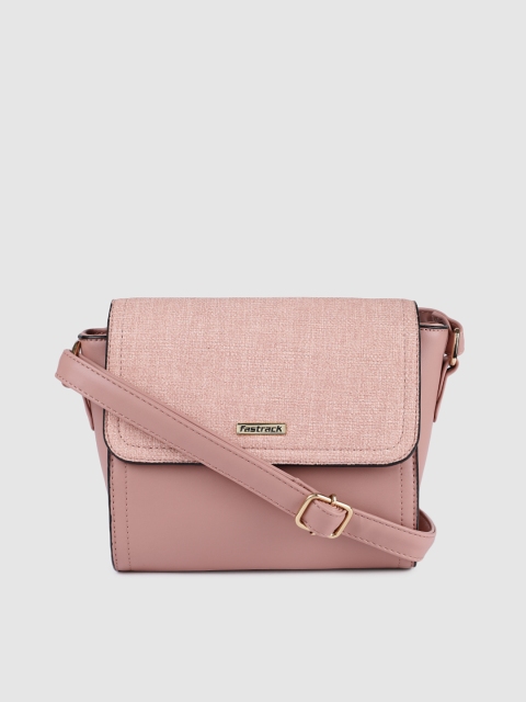 

Fastrack Pink Solid Sling Bag