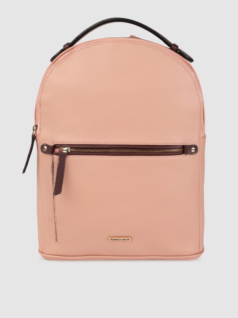 

Fastrack Women Pink Solid Backpack