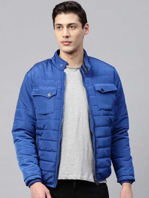 

Fort Collins Men Blue Solid Puffer Jacket