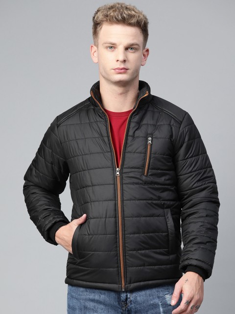 

Fort Collins Men Black Solid Lightweight Padded Jacket