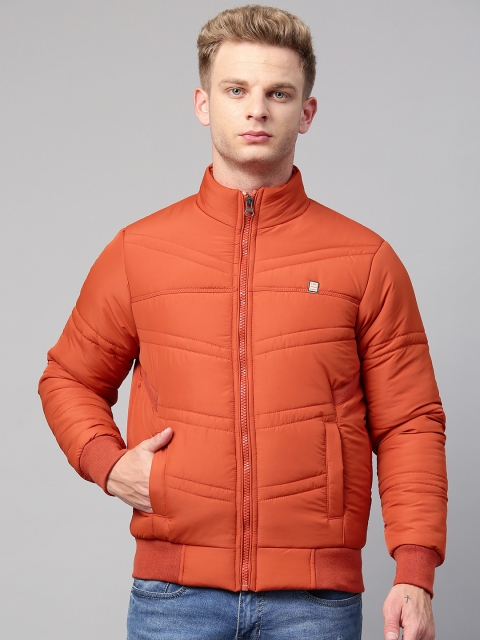 

Foreign Culture By Fort Collins Men Rust Solid Bomber Jacket
