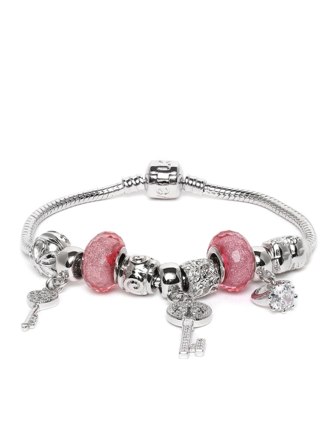 

Peora Silver Plated Charm Bracelet