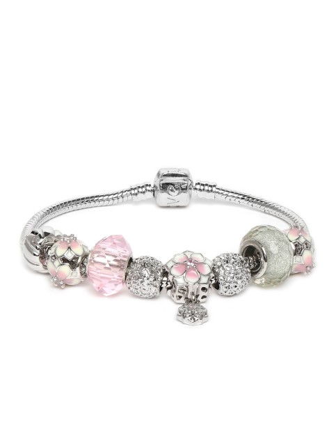 

Peora Silver-Toned Silver Plated Bracelet