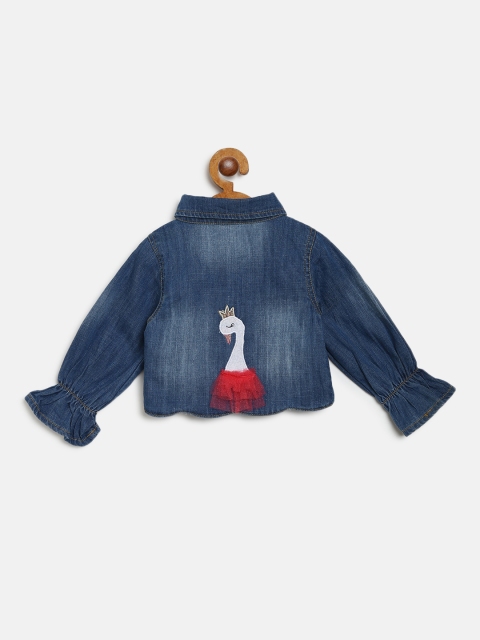 

Nauti Nati Girls Blue Washed Denim Jacket