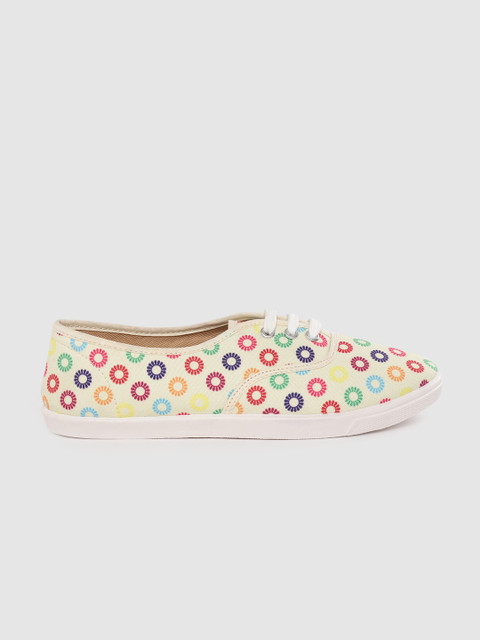 

Kook N Keech Women Multicoloured Geometric Print Sneakers, Multi