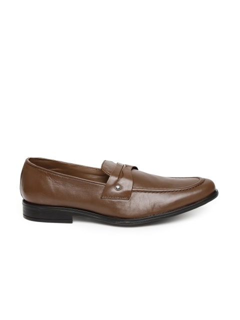 

INVICTUS Men Tan Brown Slip-On Formal Shoes