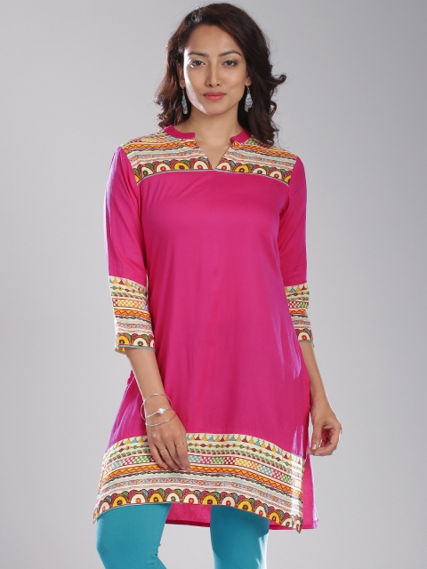 

IMARA Pink Printed Kurta