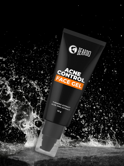 

BEARDO Men Acne Control Face Gel 50 g, Black