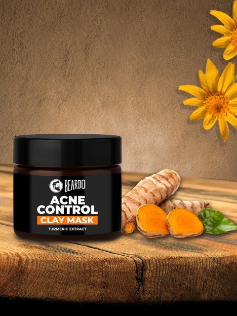

BEARDO Men Acne Control Clay Mask 50 g, Black