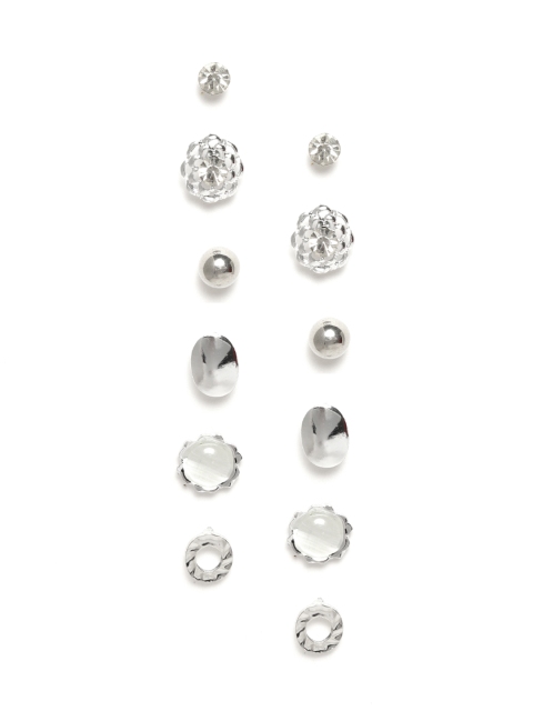 

DIVA WALK EXCLUSIVE Set of 6 Silver-Plated Handcrafted Studs