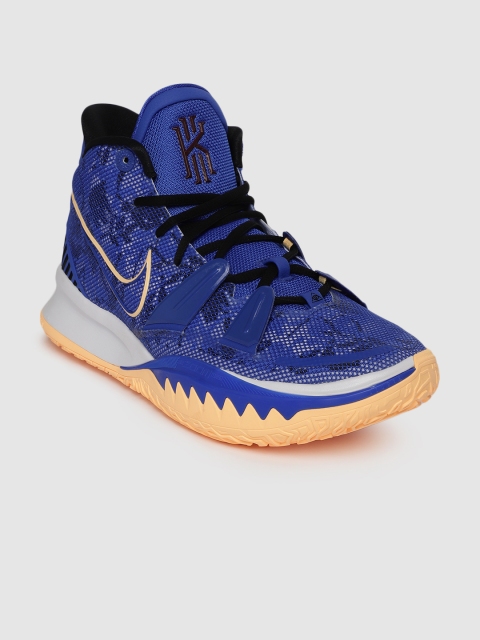 

Nike Men Blue KYRIE 7 EP Mid-Top Basketball Shoes