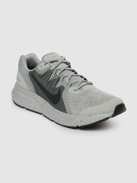 

Nike Men Grey Zoom Span 3 Premium Running Shoe