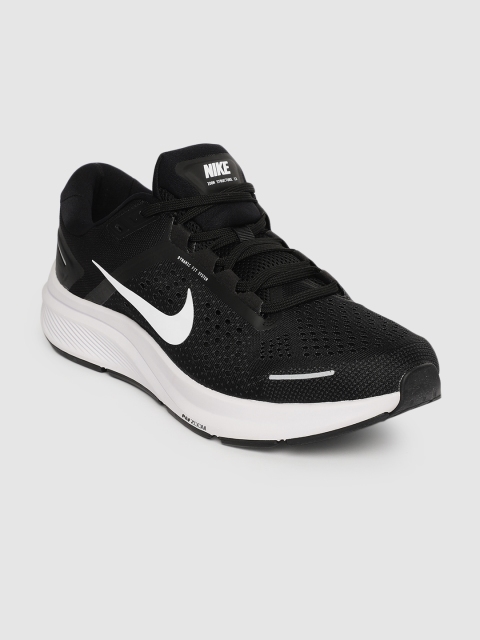 

Nike Men Black AIR ZOOM STRUCTURE 23 Running Shoes