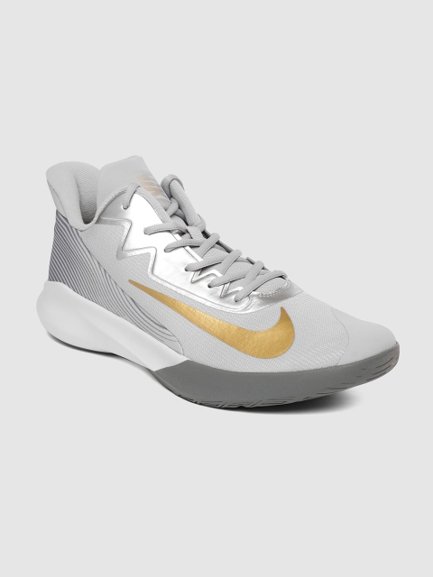 

Nike Unisex Grey PRECISION IV Basketball Shoes