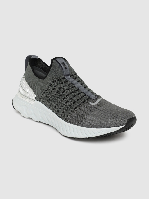 

Nike Men Charcoal Grey REACT PHANTOM FK 2 Running Shoes