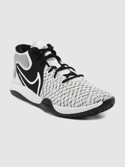 

Nike Unisex White & Black Kevin Durant TREY 5 VIII EP Basketball Shoes