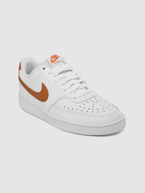 

Nike Women White COURT VISION LOW Sneakers