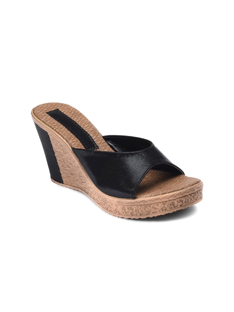 

Bruno Manetti Women Black Wedges