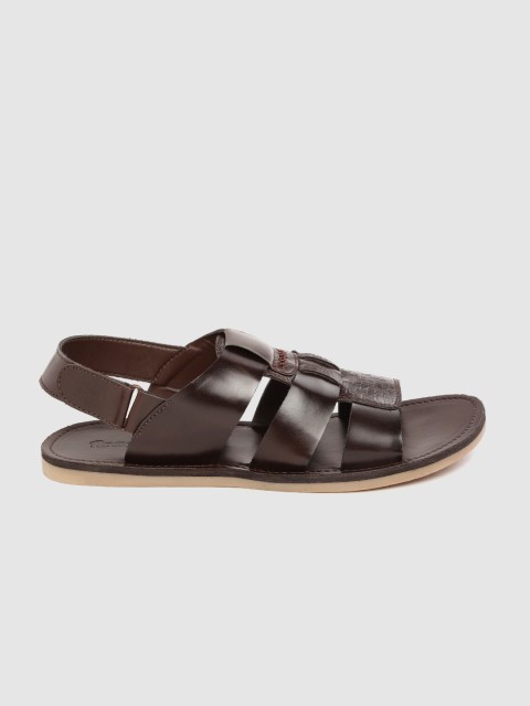 

Roadster Men Coffee Brown Textured Fisherman Sandals