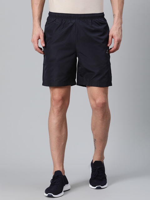 

Alcis Men Navy Blue Solid Regular Fit Sports Shorts