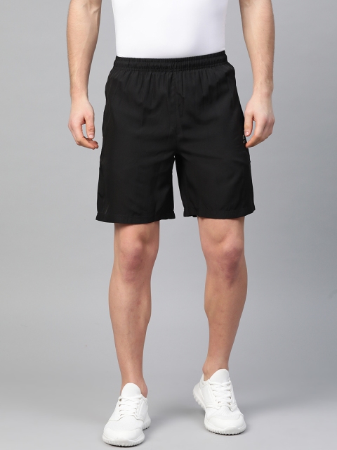 

Alcis Men Black Solid Regular Fit Sports Shorts