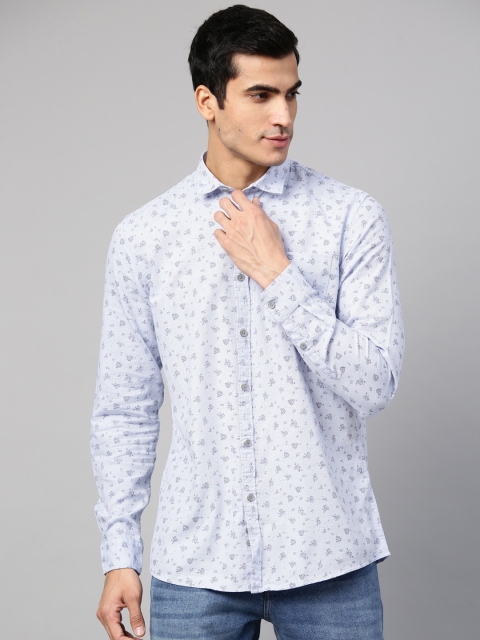 

Allen Solly Sport Men Blue Custom Fit Floral Print Casual Shirt