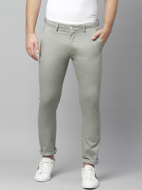 

Allen Solly Men Grey Ultra Slim Fit Solid Regular Trousers