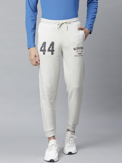 

Allen Solly Sport Men Off-White Printed Detail Joggers