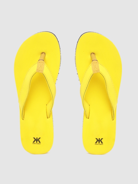 

Kook N Keech Women Yellow Solid Thong Flip-Flops